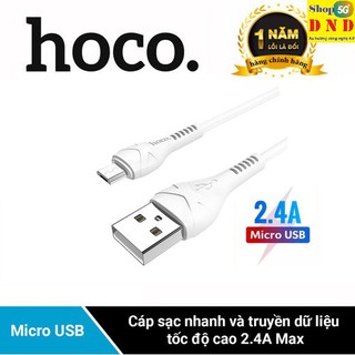 Cáp sạc Hoco X37chính hãng sạc nhanh, cổng Micro USB cho Samsung Oppo Vivo Xiaomi realme 1M, bảo hành 12 tháng