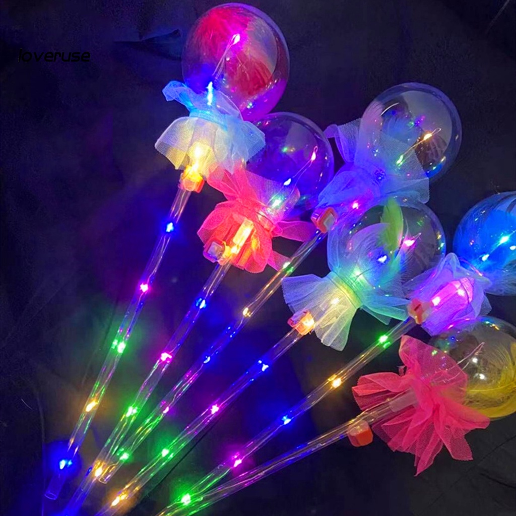 Đồ chơi đũa quả cầu phát sáng bằng nhựa làm quà tặng sinh nhật Giáng sinh cho trẻ em