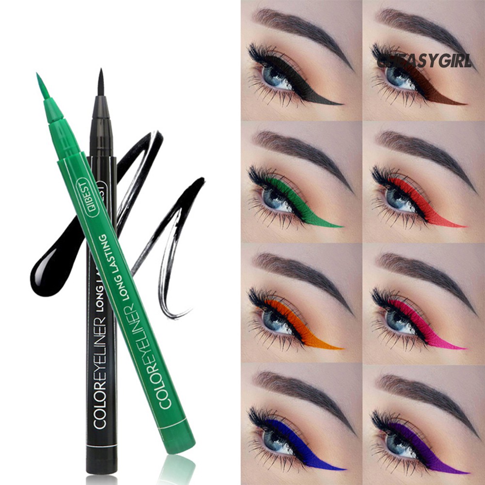 [Hàng mới về] Bút kẻ mắt nước kháng nước không nhòe nhanh khô 12 màu lựa chọn QIBEST | BigBuy360 - bigbuy360.vn