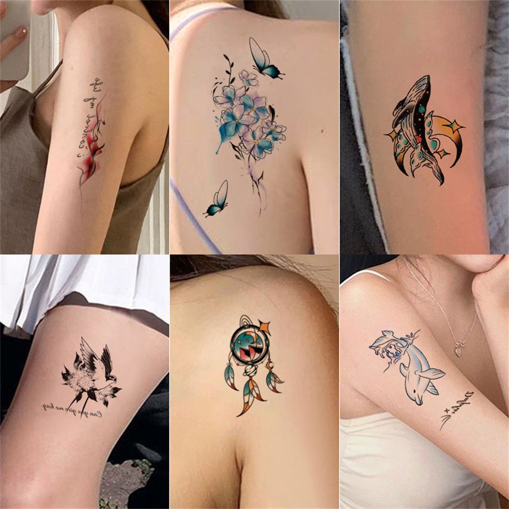 [Hàng mới về] Hình xăm dán tạm thời họa tiết hoạt hình thiết kế đáng yêu