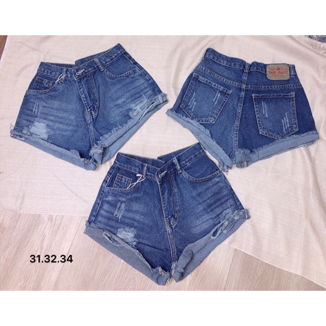 Quần short jean bigsize