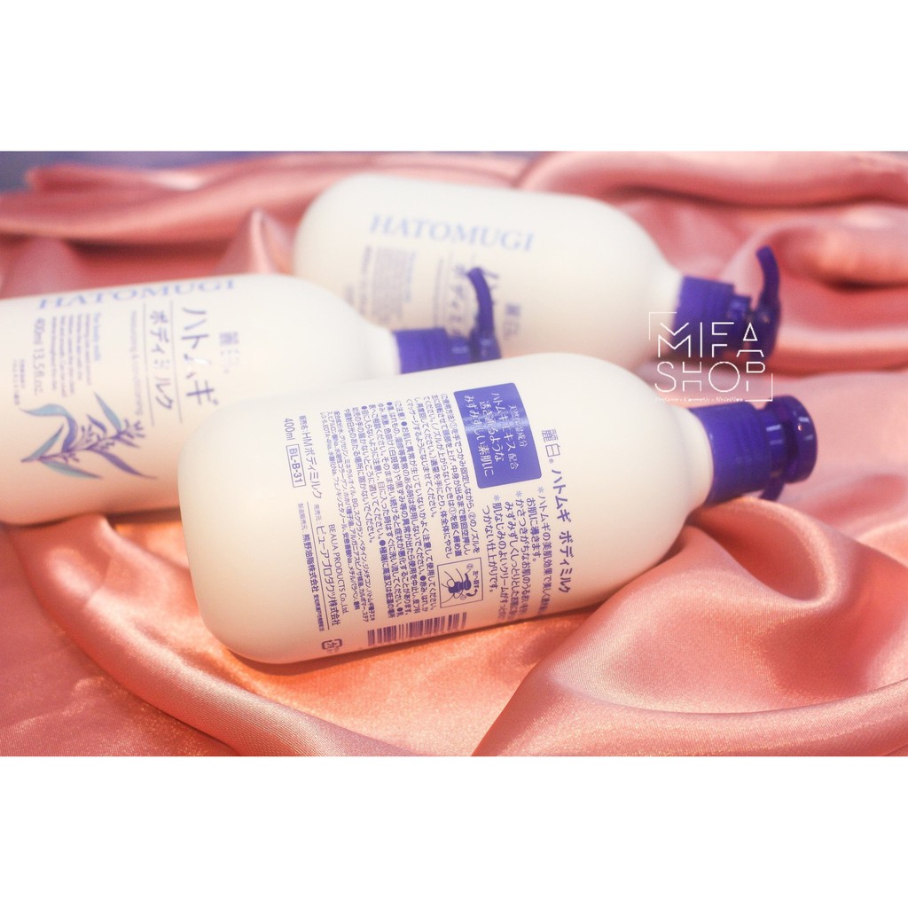 Sữa dưỡng thể Hatomugi ban đêm 400ml Nhật bản | BigBuy360 - bigbuy360.vn