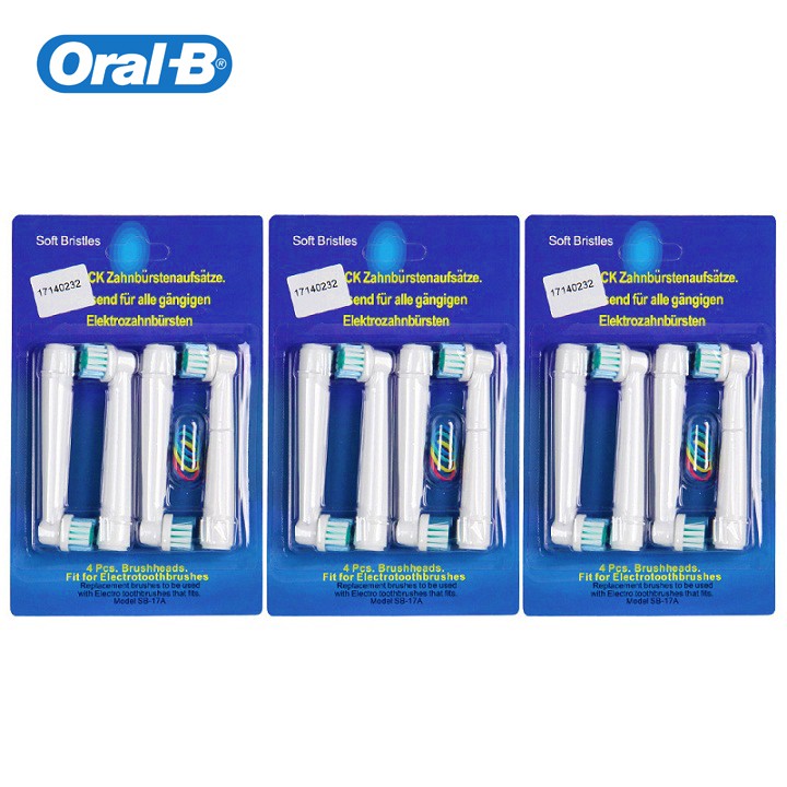 Bộ đầu bàn chải đánh răng điện Oral - B => Shop HTM2000