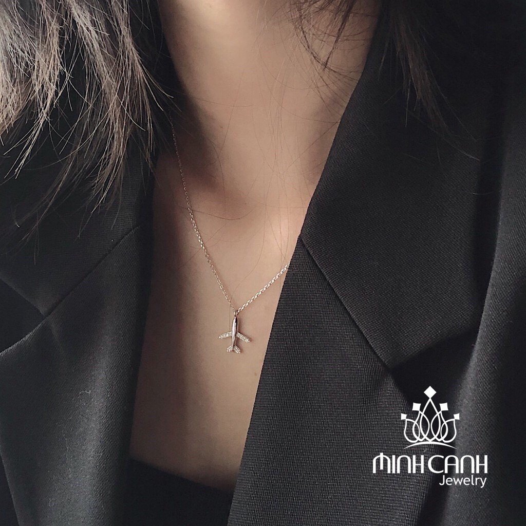 Dây Chuyền Bạc Ta Hình Máy Bay - Minh Canh Jewelry