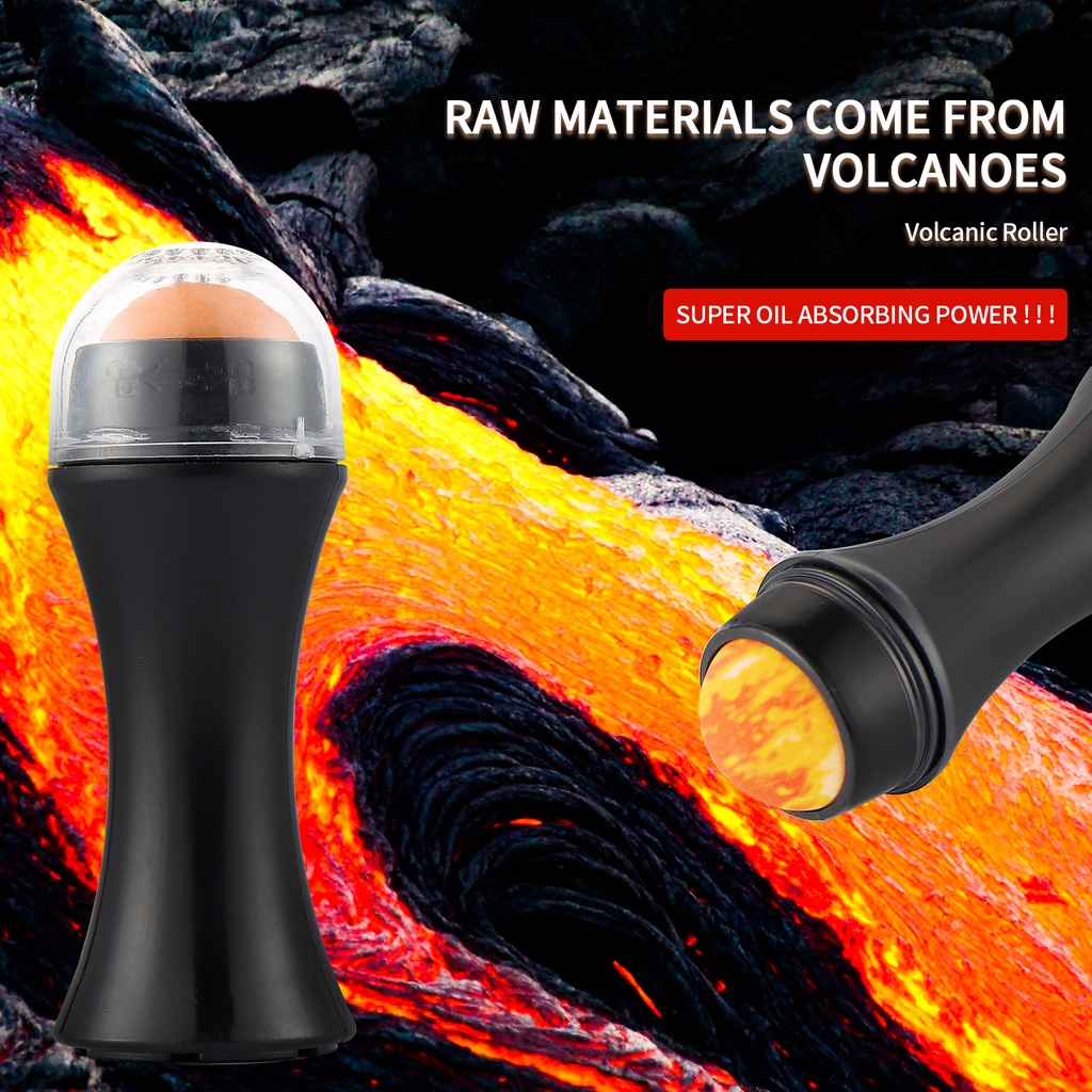 Cây lăn dầu FOREVERLILY hấp thụ dầu bằng đá núi lửa tự nhiên (có thể dùng nhiều lần)