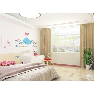 Decal dán tường Cá heo đại dương
