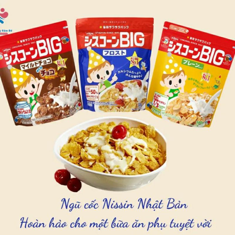 [Date mới nhất] Ngũ cốc Nissin Nhật Bản cho bé