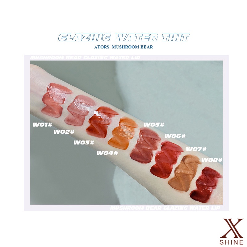 Son Kem Bóng ATORS Mushroom Bear Water Tint Lâu Trôi