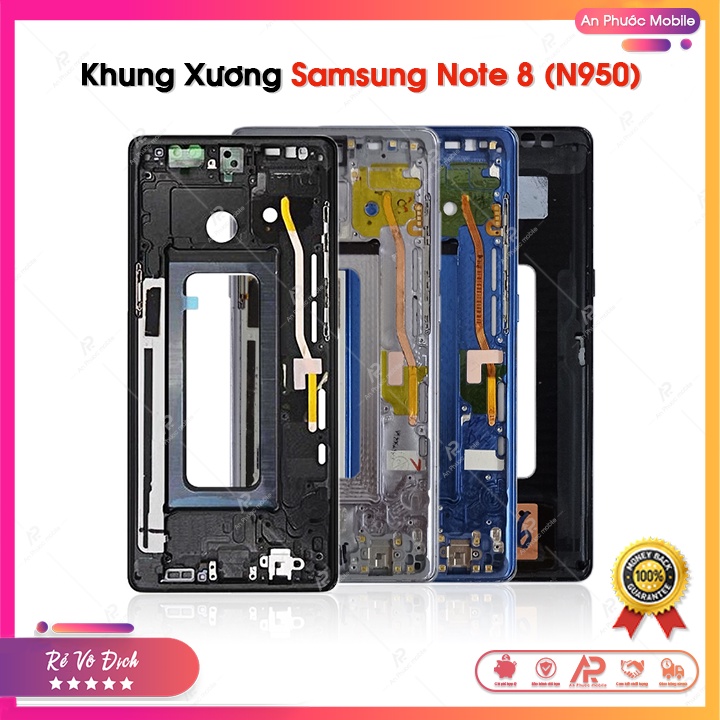 Khung Xương Viền Samsung Note 8 / N950 - Blacket Điện Thoại Samsung Galaxy Note8 Zin Bóc Máy