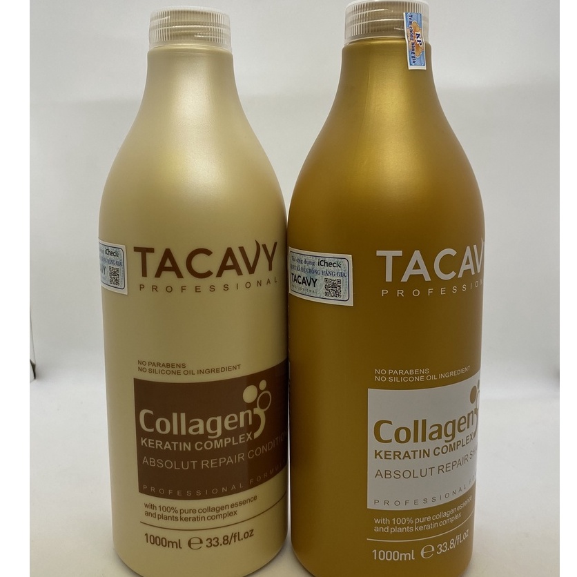 ✅[HÀNG ĐẸP SIÊU CHẤT LƯỢNG]XẢ KHO CẶP DẦU GỘI DẦU XẢ TACAVY 1000ML - PHỤC HỒI TÓC - MÙI SIÊU SANG