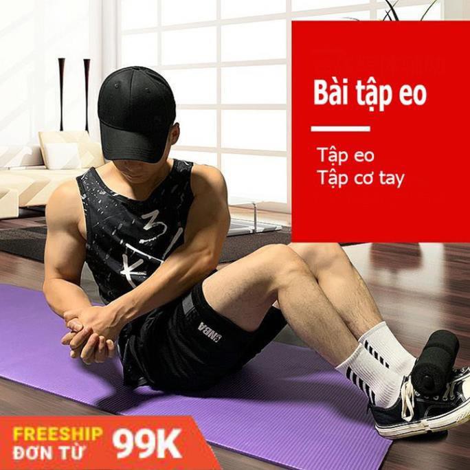 Dụng cụ tập cơ bụng eo gym đồ dùng thể thao tại nhà đa năng có đế hút chân ko trụ chữ t giúp dáng chuẩn eo thon nam nữ