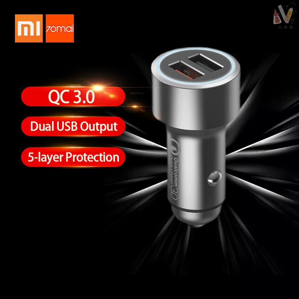 Cốc Sạc Nhanh Xiaomi 70 Main 3.0 Cho Xe Ô Tô