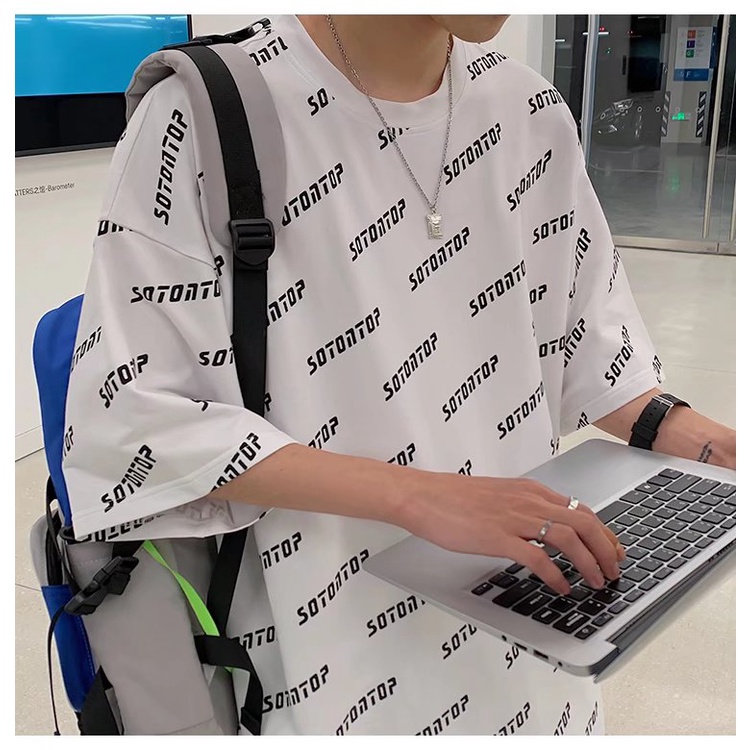 Áo Thun Nam Tay Ngắn In Hình Toàn Bộ Hồng Kông Thời Trang Mùa Hè Siêu Hot