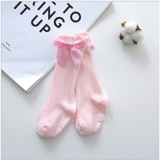 vớ dài đính nơ cho bé gái