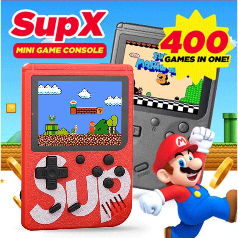 Máy Chơi Game SUP400 Cầm Tay G1 Plus - HƠN 400 TRÒ CHƠI