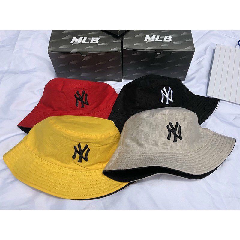 Mũ 2 mặt thêu chữ NY.