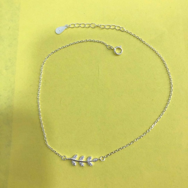 Lắc chân lá oliu đơn giản, zich zac, chuông bạc thật NGỌC MẬU nhiều mẫu