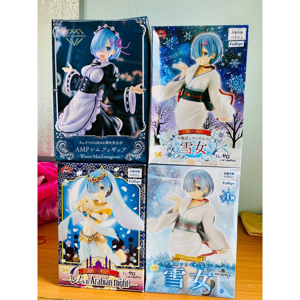 [ Ora Ora ] [ Hàng có sẵn ] Tổng hợp mô hình Rem Re Zero Figure chính hãng Nhật