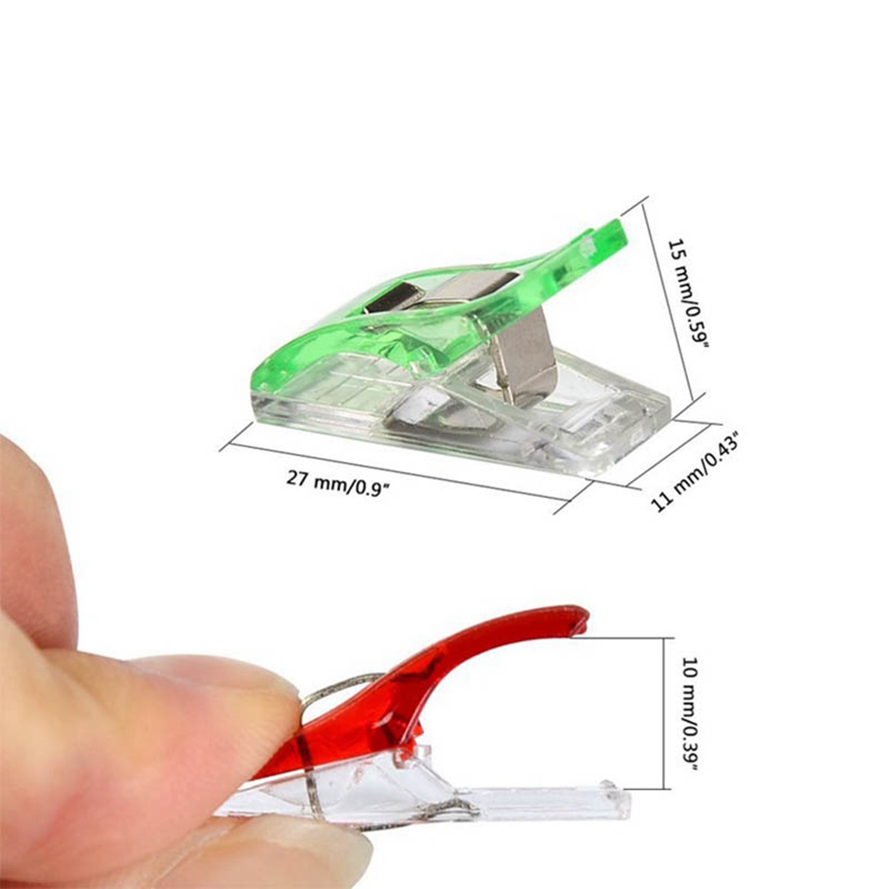 Bộ 10 kẹp nhựa tiện lợi cho thợ may