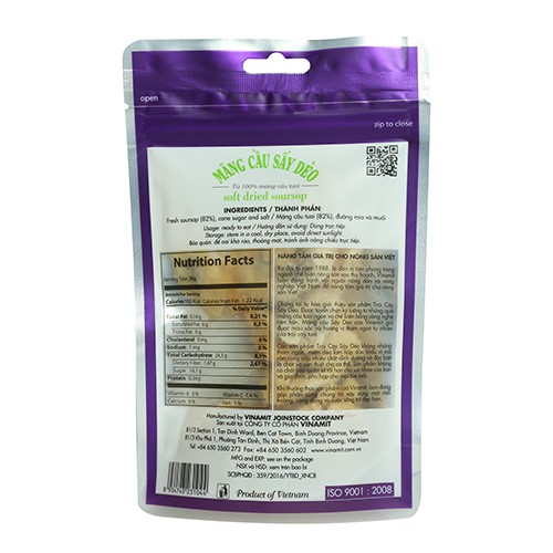 Mãng cầu sấy dẻo VINAMIT 100g