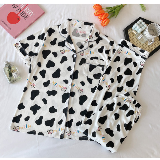 Bộ Đồ Ngủ Dài Tay In Họa Tiết Động Vật Xinh Xắn Dành Cho Nữ | BigBuy360 - bigbuy360.vn