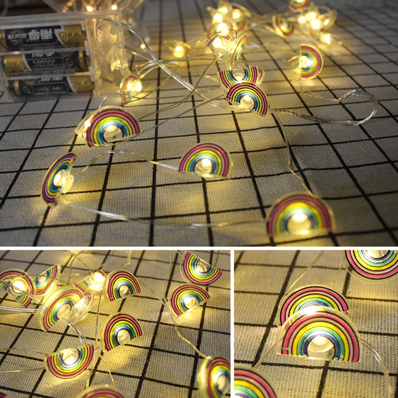 Dây đèn LED trang trí nhiều màu sắc nhiều mẫu tùy chọn xinh xắn