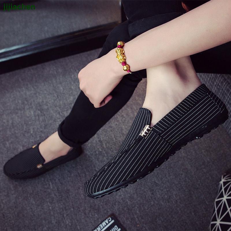 Giày lười da pu phong cách Hàn Quốc cho nam