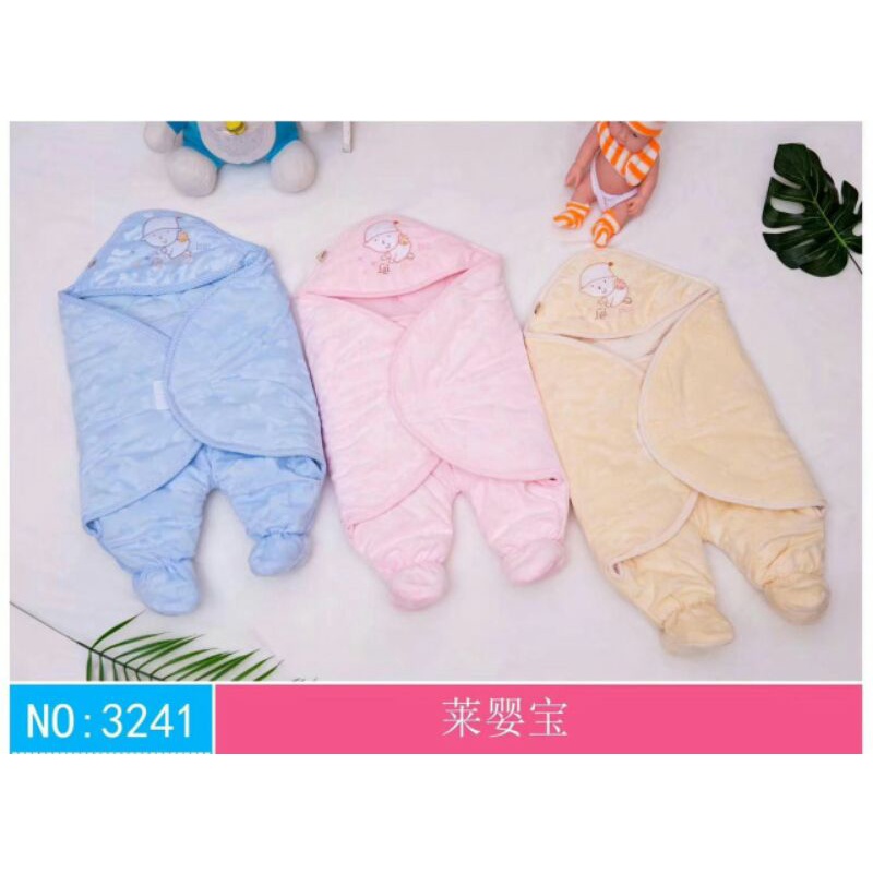 Chăn ủ mùa đông có chân bé sơ sinh thu đông dày dặn, ấm áp