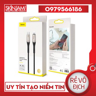 Dây Cáp sạc nhanh Type C to Lightning Baseus Horizontal Data PD (18W, Power Delivery Fast Charge, C to iPhone Cable)