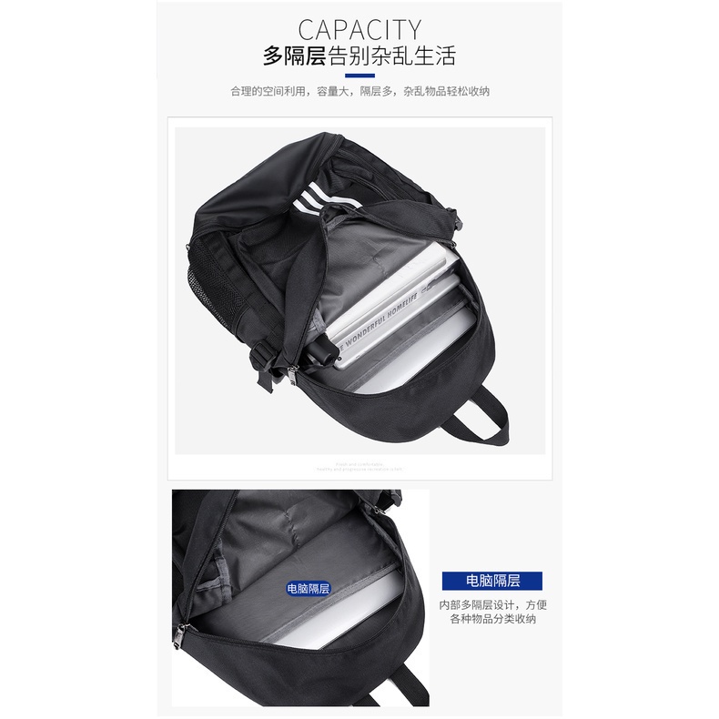Balo thể thao du lịch/ đi học Adidas chất lượng cao thời trang unisex KZ20164