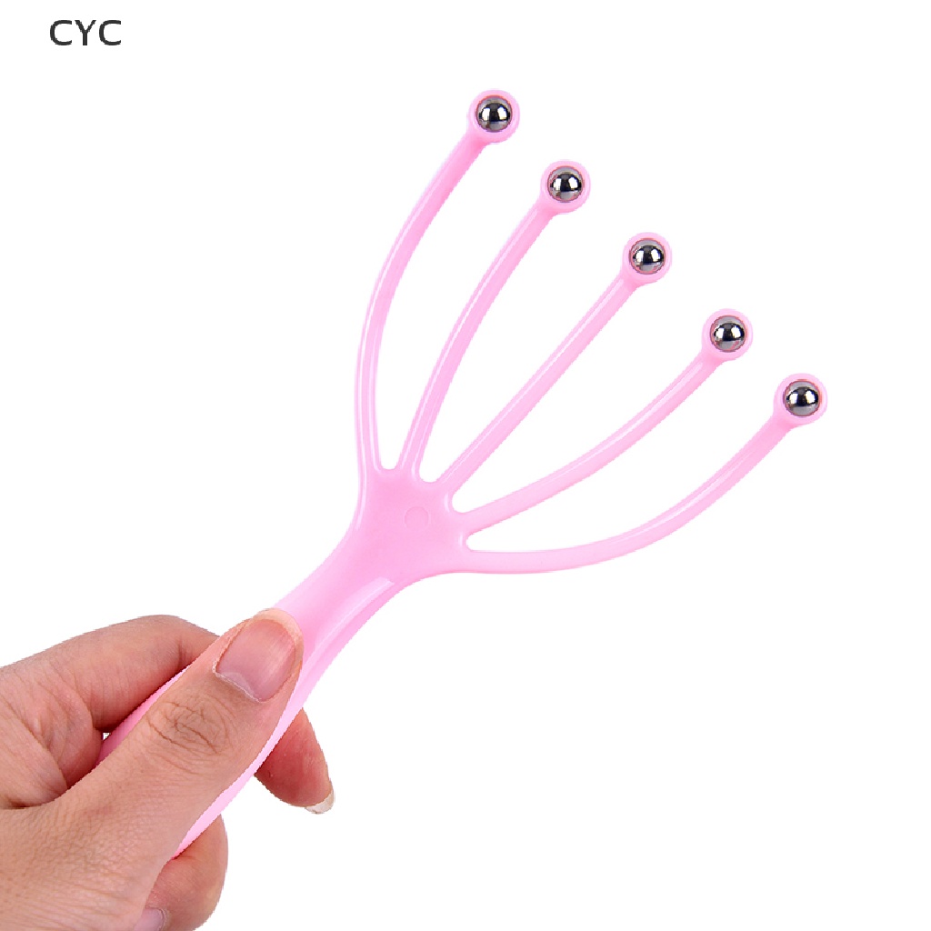 CYC Scalp massager Steel Ball Head Massage Relaxation Five Finger Massager for head CY