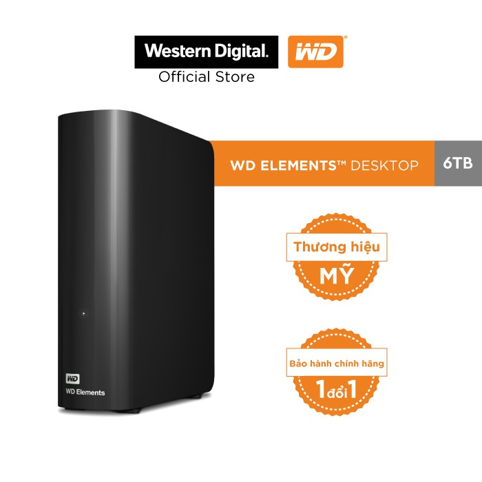 Ổ cứng WD Elements 6TB-3.5 INCH