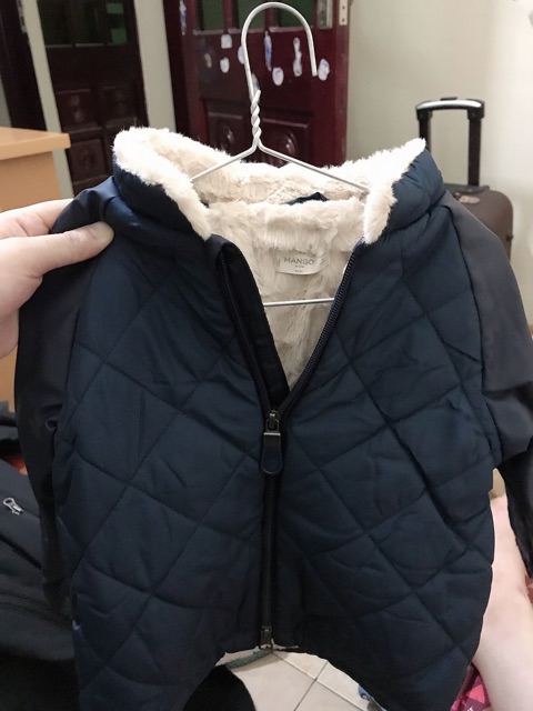 Áo ấm lót lông mango bé trai