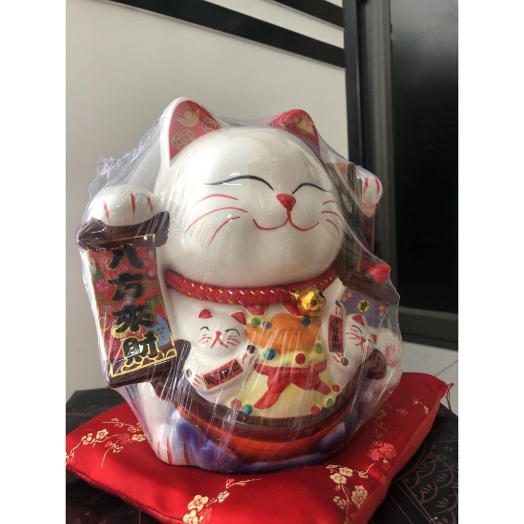 mèo vẫy cỡ đại - mèo vẫy đại phúc - phát tài cao 20cm