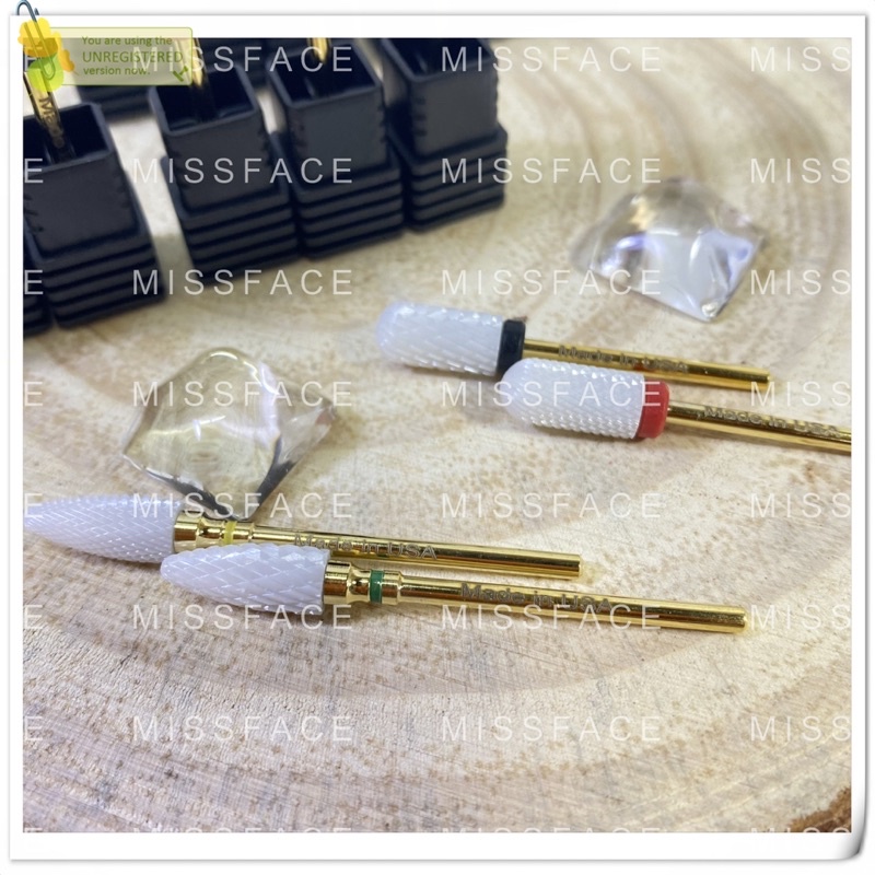 Đầu mài sứ (phá- mịn)  nail cao cấp , IB SHOP ĐỂ CHỌN LOẠI ĐẦU MÀI MONG MUỐN