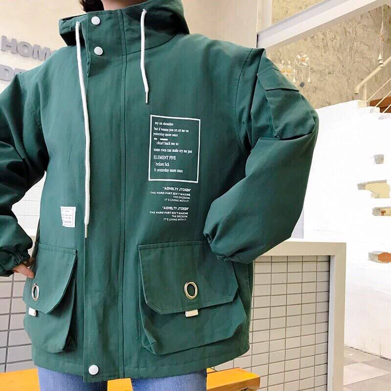 [NEW] Áo Khoác Kaki 2 Lớp Túi Phối KUC ( kèm ảnh thật ) | BigBuy360 - bigbuy360.vn