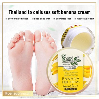 Kem Trị Nứt Gót Chân The Banana Cream Heels 30g Thái Lan