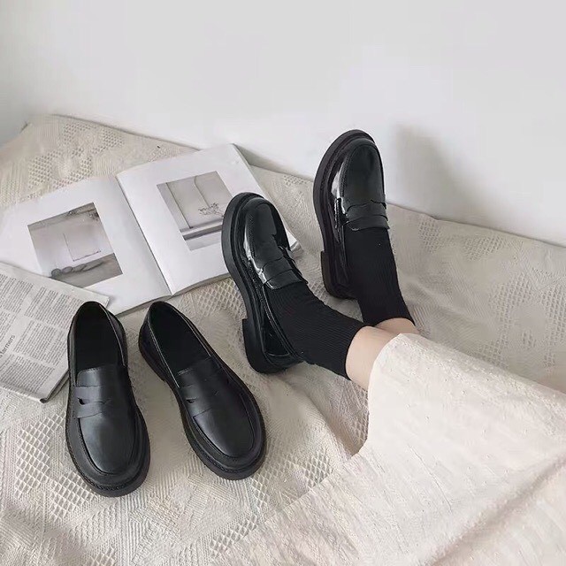 Giày đốc nữ vintage mẫu mới 2020 kiểu dáng Nhật Bản cực đẹp