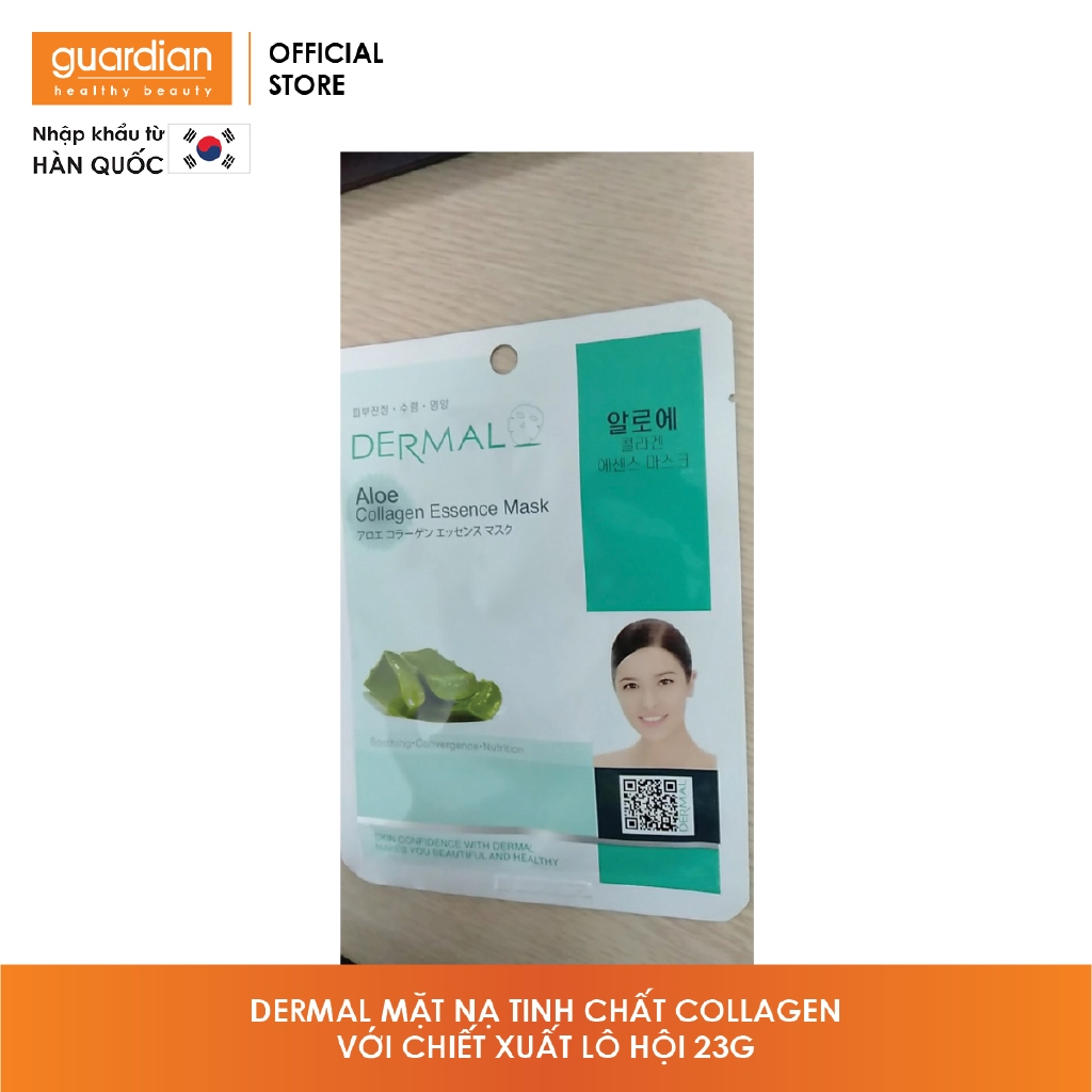 Mặt nạ Dermal tinh chất Collagen với chiết xuất Lô Hội 23g