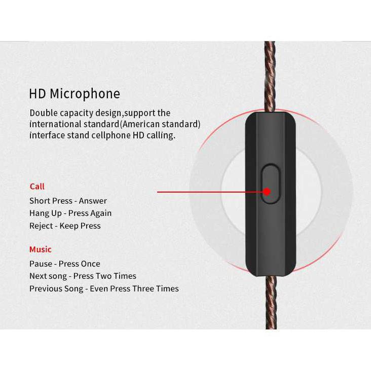 Tai Nghe Nhét Tai Hifi Da + Ba Kz-Zsa J-Id-Aud Kèm Mic | BigBuy360 - bigbuy360.vn