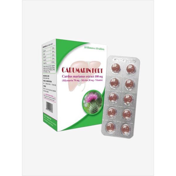 Cadumarin Fort tăng cường chức năng giải độc gan, chống oxy hóa, bổ gan mát gan, tăng cường sức khỏe