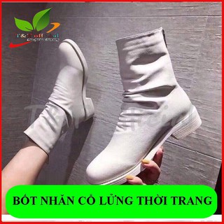Bốt lửng cổ nhăn khoá sau siêu hót