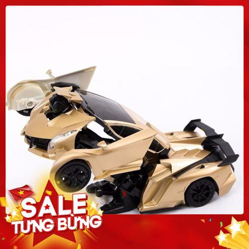 Xe điều khiển từ xa biến hình thành robot (Đỏ, Xanh, Vàng Đồng)(mới) - HOT
