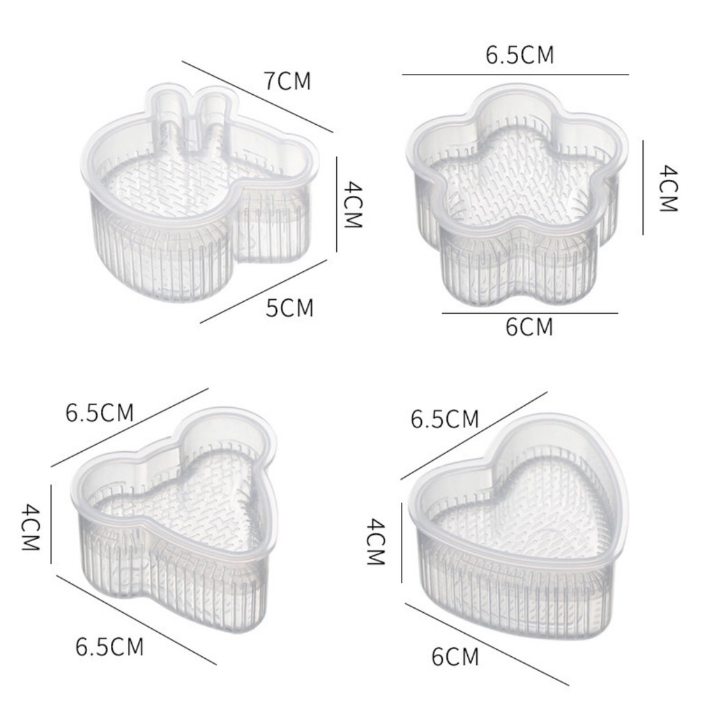 Khuôn Cơm Ấm Gift Decor Khuôn Làm Cơm Nắm Khuôn Tạo Hình Khuôn Ép Tạo Hình Làm Bánh Cho Bé