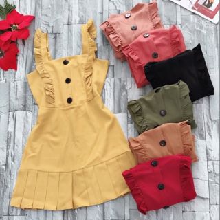 Combo Đầm cánh tiên xếp ly