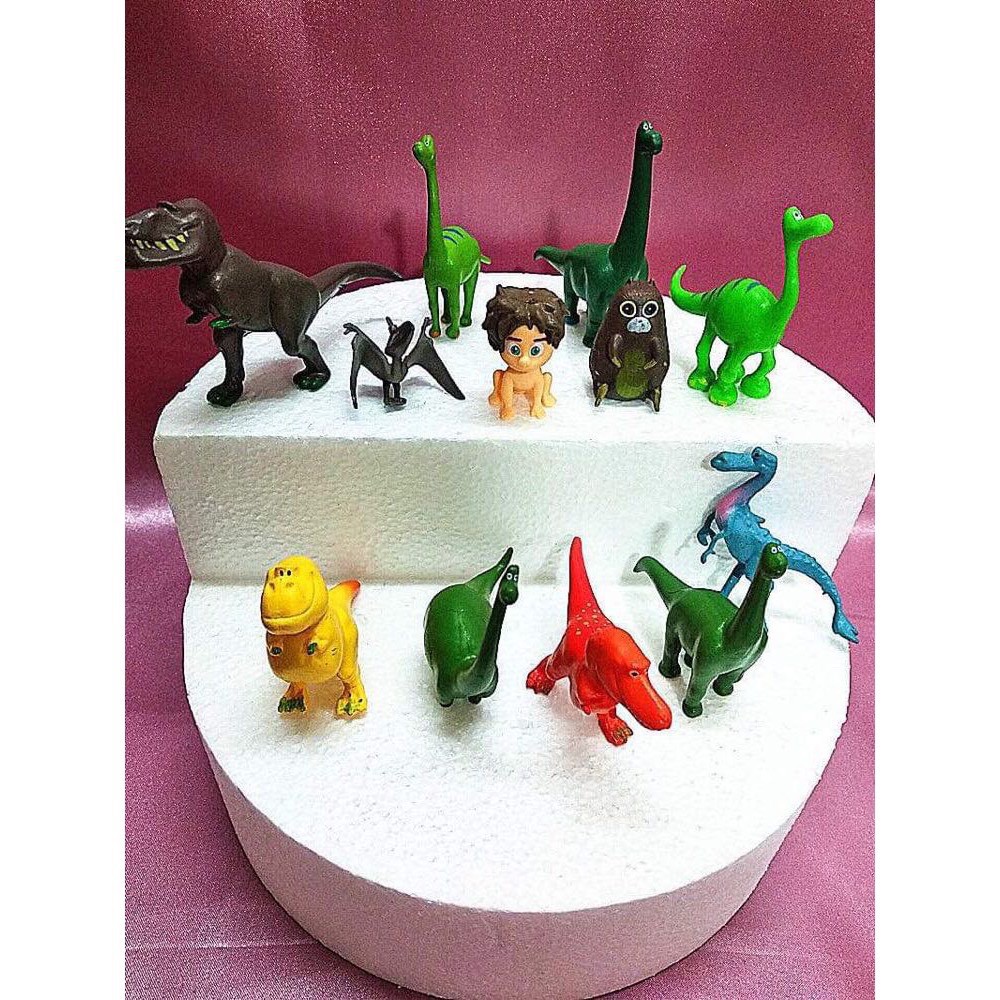 Khủng Long trang trí bánh (12 chi tiết) khủng long nhựa