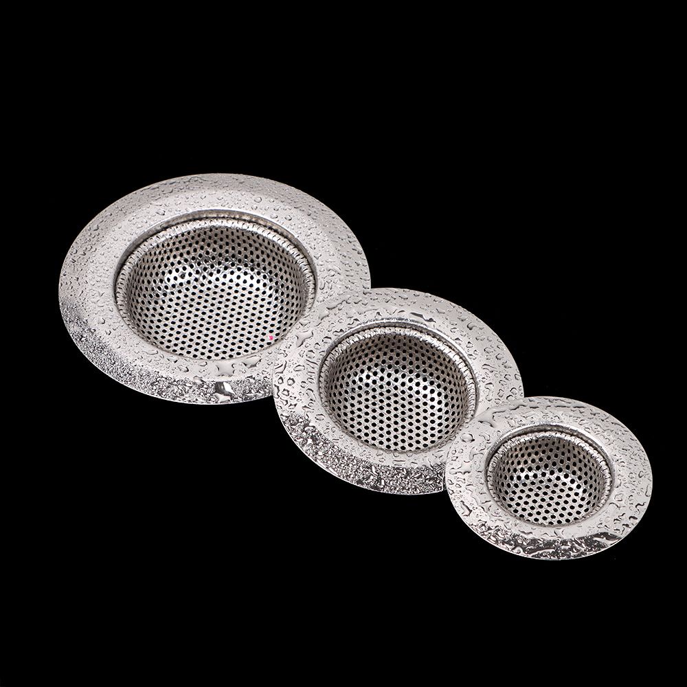 UUMIR Nắp lưới lọc rác bồn rửa chén bằng thép không gỉ tiện dụng