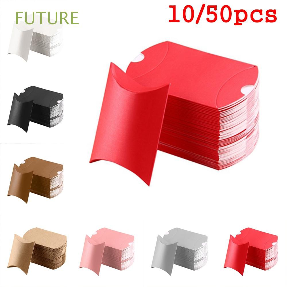 10 / 50 hộp quà giấy nhỏ xinh trang trí tiệc cưới , giáng sinh