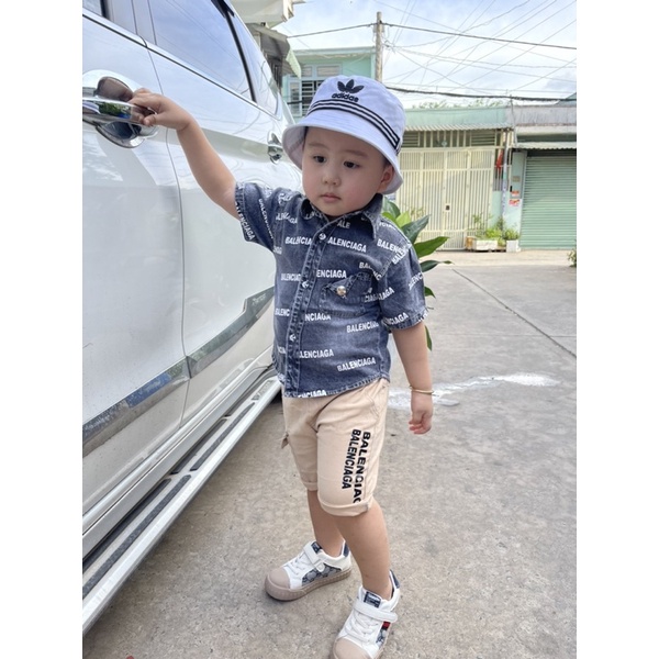 Set áo sơ mi quần thô cao cấp