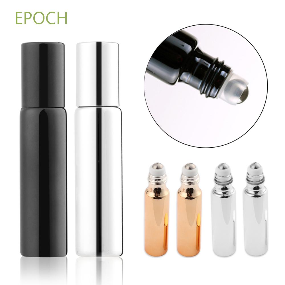 EPOCH (Hàng Mới Về) Chai Lăn Rỗng 10ml Bằng Thép Không Gỉ Dùng Để Đựng Mỹ Phẩm Khi Đi Du Lịch